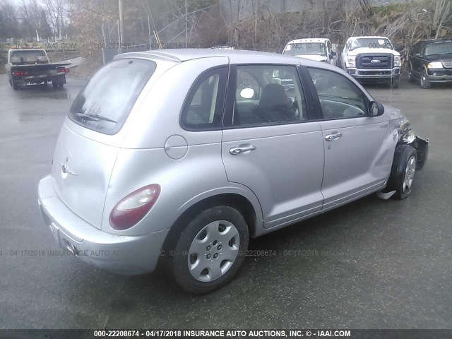 3A4FY48B76T218989 - 2006 CHRYSLER PT CRUISER SILVER photo 4