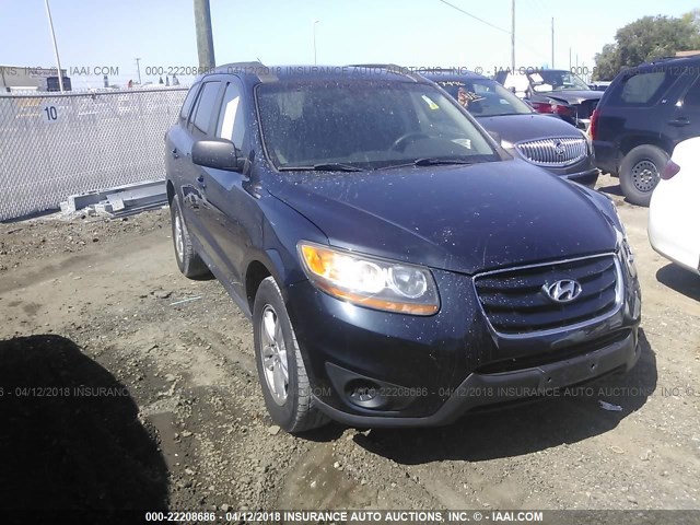 5XYZG3AB9BG031913 - 2011 HYUNDAI SANTA FE GLS Dark Blue photo 1