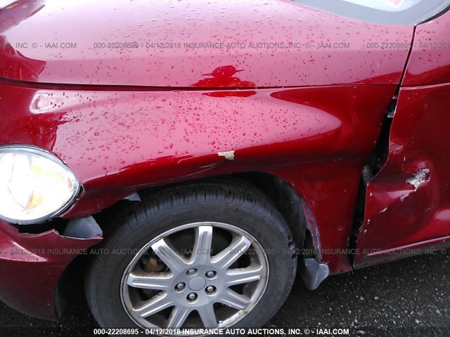 3A4FY58B07T574482 - 2007 CHRYSLER PT CRUISER TOURING RED photo 6