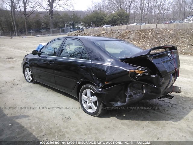 4T1BE32K93U247424 - 2003 TOYOTA CAMRY LE/XLE/SE 黑色 照片 3