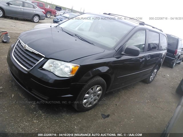 2A8HR44H18R106693 - 2008 CHRYSLER TOWN & COUNTRY LX GRAY photo 2