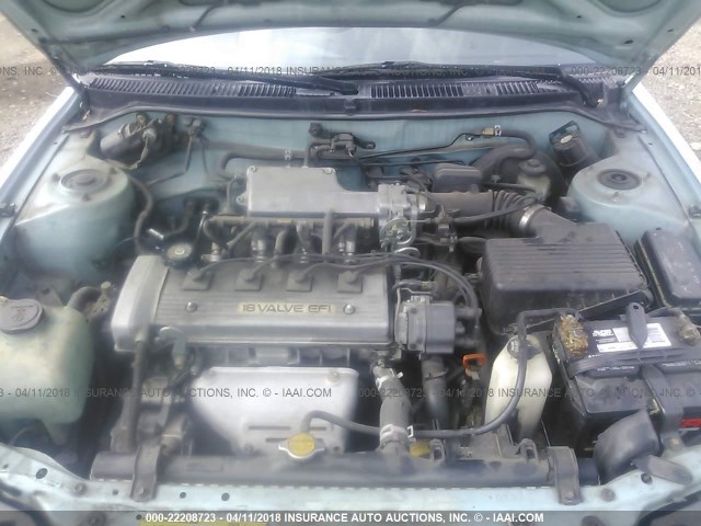 1NXAE09B1RZ172274 - 1994 TOYOTA COROLLA LE/DX BLUE photo 10