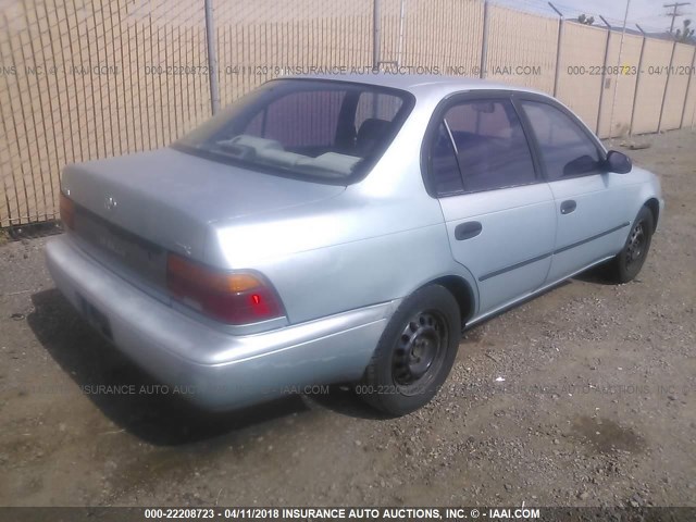 1NXAE09B1RZ172274 - 1994 TOYOTA COROLLA LE/DX BLUE photo 4