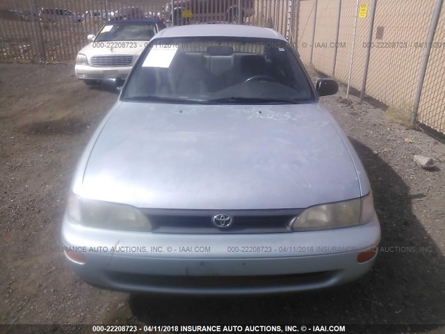 1NXAE09B1RZ172274 - 1994 TOYOTA COROLLA LE/DX BLUE photo 6