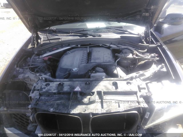 5UXWX7C59DL980658 - 2013 BMW X3 XDRIVE35I BLACK photo 10