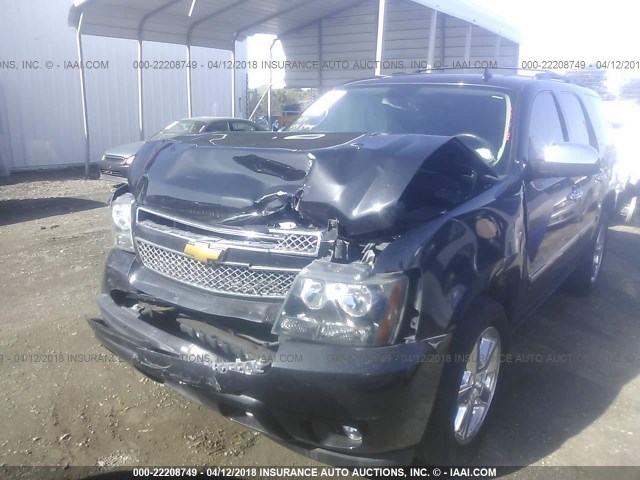 1GNSKCE00DR178206 - 2013 CHEVROLET TAHOE K1500 LTZ BLACK photo 6