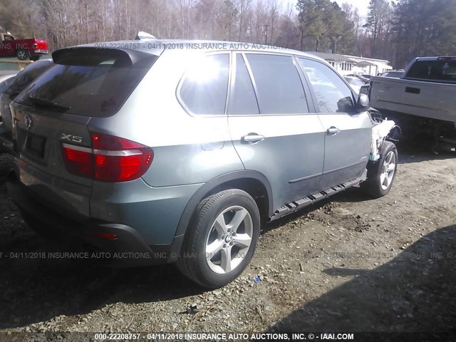 5UXFE4C57AL277608 - 2010 BMW X5 XDRIVE30I BLUE photo 4