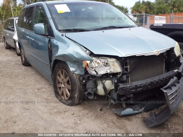 2A8HR54P48R628716 - 2008 CHRYSLER TOWN & COUNTRY TOURING BLUE photo 6