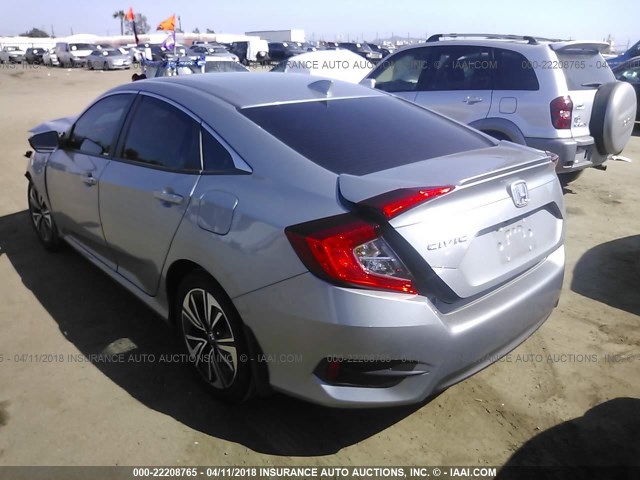 2HGFC1F76GH638708 - 2016 HONDA CIVIC EXL SILVER photo 3
