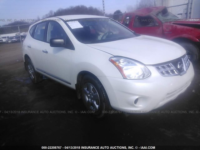 JN8AS5MV5BW262912 - 2011 NISSAN ROGUE S/SV/KROM WHITE photo 1