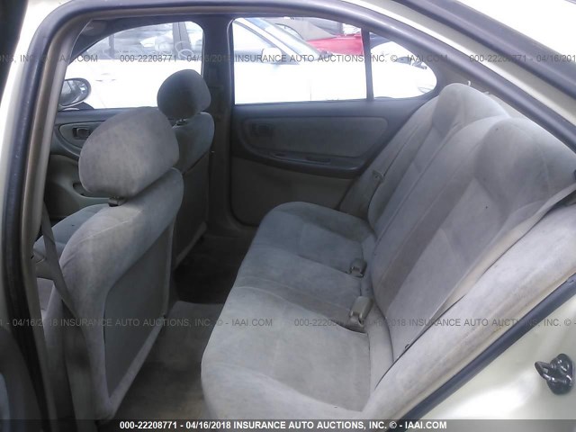 1N4DL01D3XC133036 - 1999 NISSAN ALTIMA XE/GXE/SE/GLE GOLD photo 8