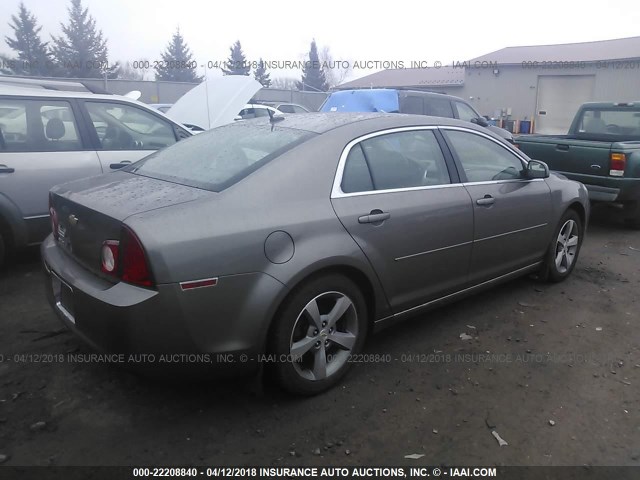 1G1ZC5E14BF113892 - 2011 CHEVROLET MALIBU 1LT 金色 照片 4