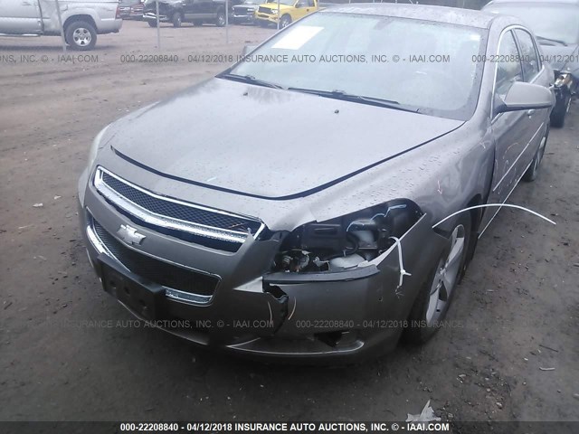 1G1ZC5E14BF113892 - 2011 CHEVROLET MALIBU 1LT 金色 照片 6