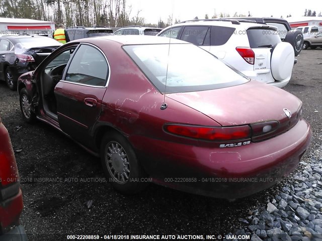 1MELM50U8VG607150 - 1997 MERCURY SABLE GS RED photo 3