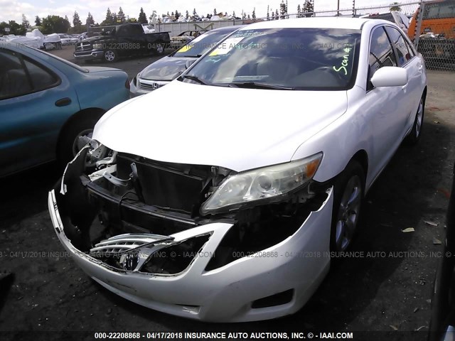 4T1BF3EK5AU568494 - 2010 TOYOTA CAMRY SE/LE/XLE WHITE photo 2