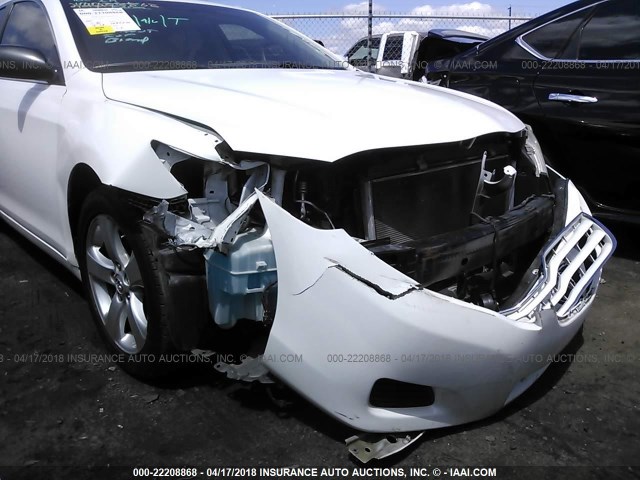4T1BF3EK5AU568494 - 2010 TOYOTA CAMRY SE/LE/XLE WHITE photo 6