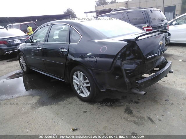 2G1WC5E34G1176803 - 2016 CHEVROLET IMPALA LIMITED LTZ BLACK photo 3