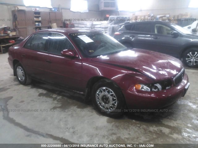 2G4WS52J741239672 - 2004 BUICK CENTURY CUSTOM RED photo 1