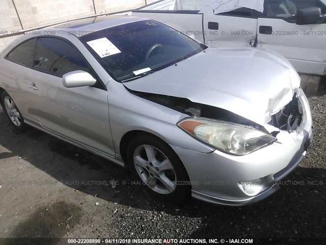 4T1CA38P65U041631 - 2005 TOYOTA CAMRY SOLARA SE/SLE ვერცხლისფერი ფოტო 1