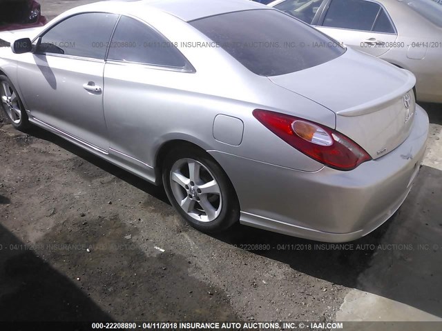 4T1CA38P65U041631 - 2005 TOYOTA CAMRY SOLARA SE/SLE ვერცხლისფერი ფოტო 3