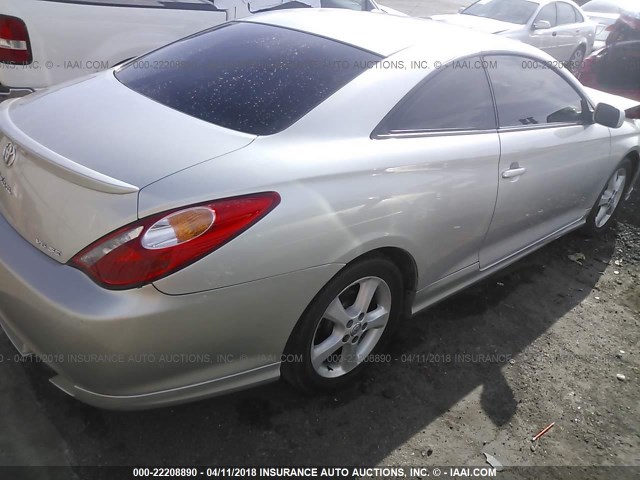 4T1CA38P65U041631 - 2005 TOYOTA CAMRY SOLARA SE/SLE ვერცხლისფერი ფოტო 4