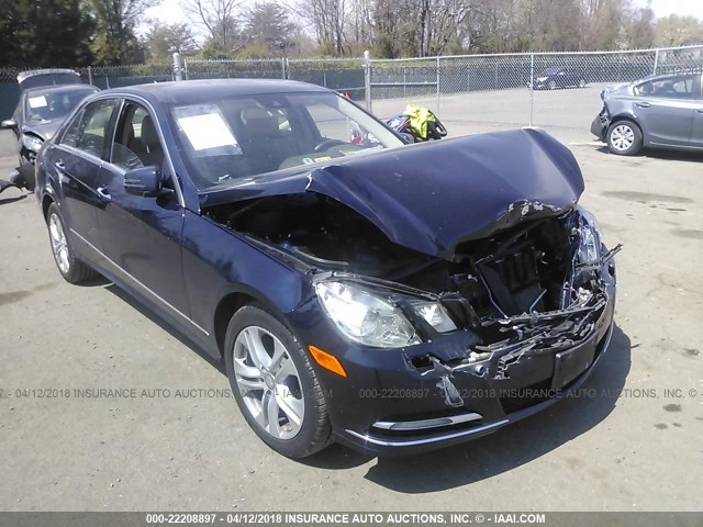 WDDHF8HB6BA324112 - 2011 MERCEDES-BENZ E 350 4MATIC BLUE photo 1