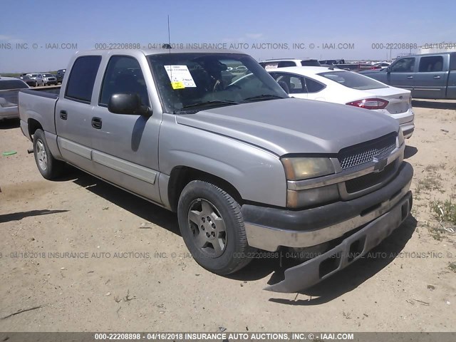 2GCEC13T651209697 - 2005 CHEVROLET SILVERADO C1500 SILVER photo 1