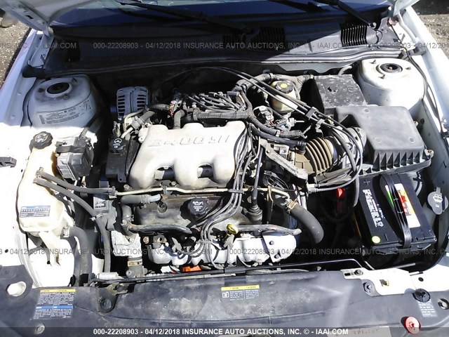 1G2NF52E34M705601 - 2004 PONTIAC GRAND AM SE1 WHITE photo 10