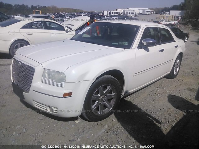 2C3KA53G16H434481 - 2006 CHRYSLER 300 TOURING WHITE photo 2