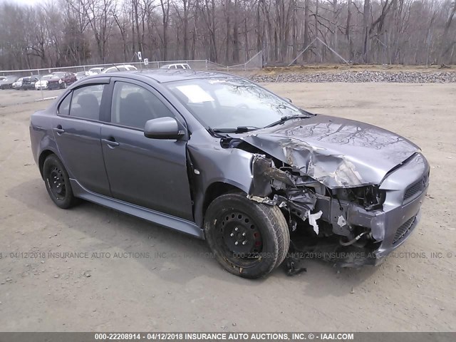 JA32U2FU8BU043384 - 2011 MITSUBISHI LANCER ES/ES SPORT GRAY photo 1