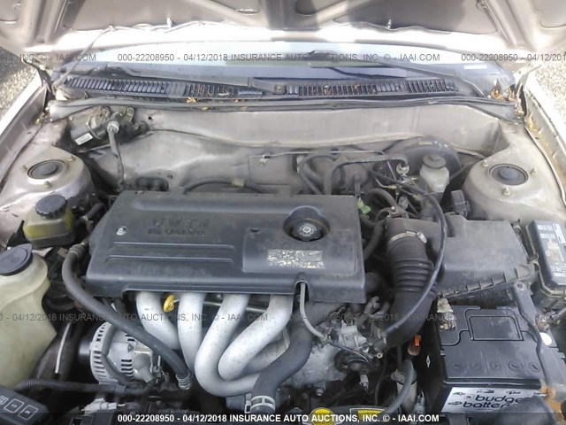 1NXBR12E8YZ339067 - 2000 TOYOTA COROLLA VE/CE/LE TAN photo 10