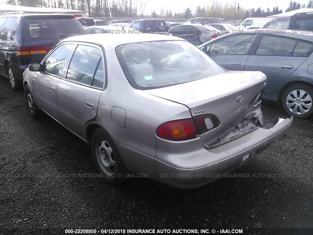 1NXBR12E8YZ339067 - 2000 TOYOTA COROLLA VE/CE/LE 棕色 照片 3