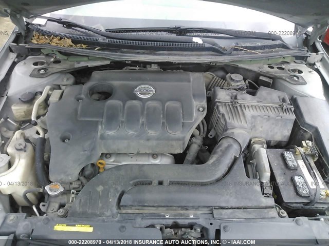 1N4AL21E58N533368 - 2008 NISSAN ALTIMA 2.5/2.5S SILVER photo 10