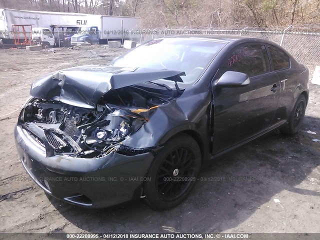 JTKDE167X60095908 - 2006 TOYOTA SCION TC 灰色 照片 2
