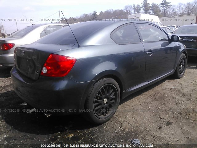 JTKDE167X60095908 - 2006 TOYOTA SCION TC 灰色 照片 4