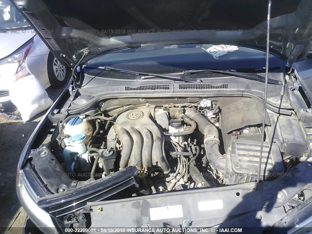 3VW2K7AJ1EM316270 - 2014 VOLKSWAGEN JETTA S 灰色 照片 10
