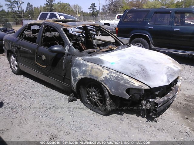 2G4WF551711129300 - 2001 BUICK REGAL GS GRAY photo 1