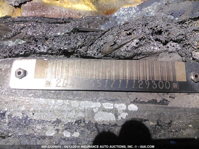 2G4WF551711129300 - 2001 BUICK REGAL GS GRAY photo 9