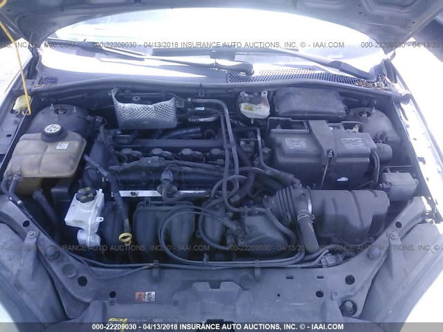 1FAFP31N57W161314 - 2007 FORD FOCUS ZX3/S/SE/SES GRAY photo 10