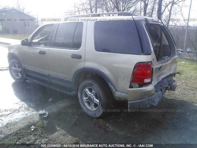 1FMZU73K53ZA17888 - 2003 FORD EXPLORER XLT/XLT SPORT/NBX GOLD photo 3