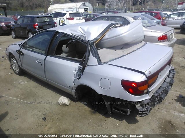 1G8ZK52711Z350964 - 2001 SATURN SL2 SILVER photo 3