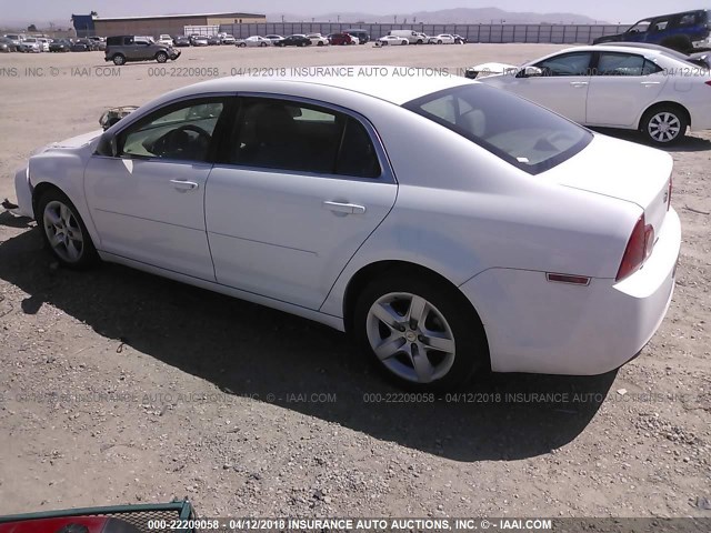 1G1ZA5EB4AF174138 - 2010 CHEVROLET MALIBU LS თეთრი ფოტო 3