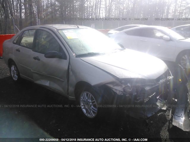1FAFP34N97W250878 - 2007 FORD FOCUS ZX4/S/SE/SES GOLD photo 1