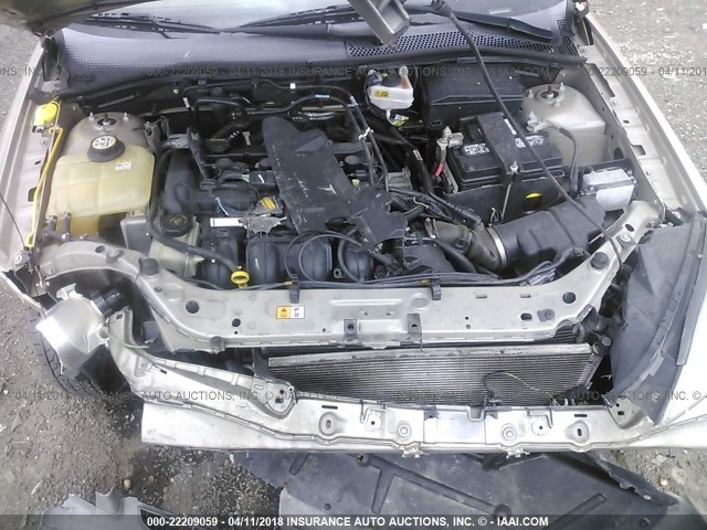 1FAFP34N97W250878 - 2007 FORD FOCUS ZX4/S/SE/SES 金色 照片 10