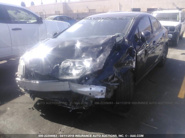 19XFB2F93FE201610 - 2015 HONDA CIVIC EXL BLACK photo 2