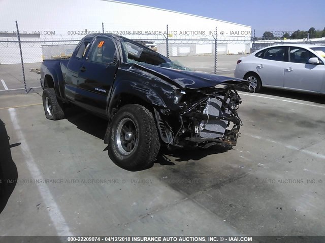 5TEUU42N98Z477852 - 2008 TOYOTA TACOMA ACCESS CAB BLACK photo 1