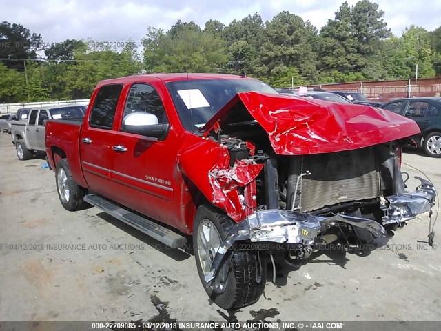 3GCPCSE09DG333096 - 2013 CHEVROLET SILVERADO C1500 LT RED photo 1