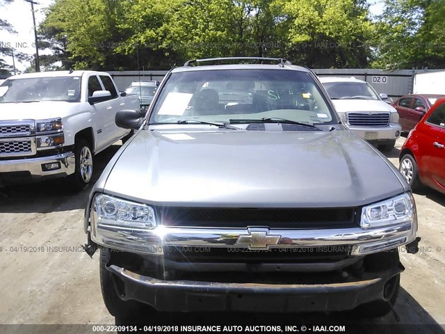 1GNDT13S062110868 - 2006 CHEVROLET TRAILBLAZER LS/LT GRAY photo 6