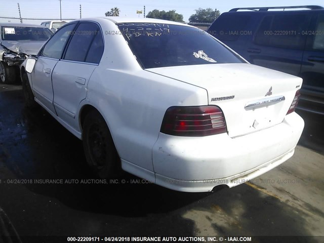 4A3AA46G01E126969 - 2001 MITSUBISHI GALANT ES WHITE photo 3