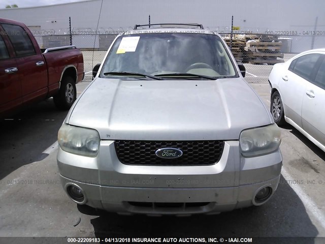 1FMCU041X5KA51551 - 2005 FORD ESCAPE LIMITED SILVER photo 6